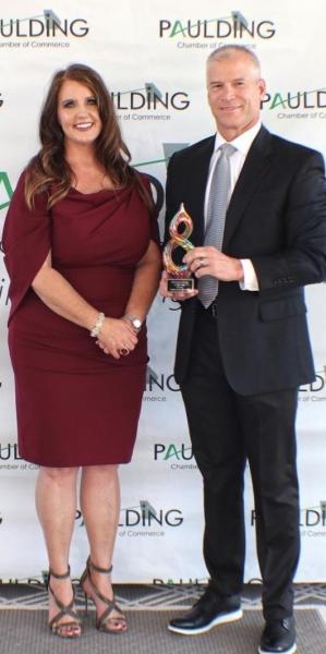 Paulding Chamber President/CEO Stacy Hamby & Interim President/CEO of Cobb EMC Kevan Espy